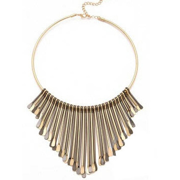 แฟชั่นร้อนโซ่ tassels สร้อยคอชุบทอง