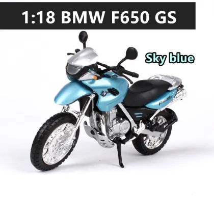 Maisto 1:18 7 styles BMW F650-GS Silvardo original authorized simulation alloy motorcycle model toy car gift collection