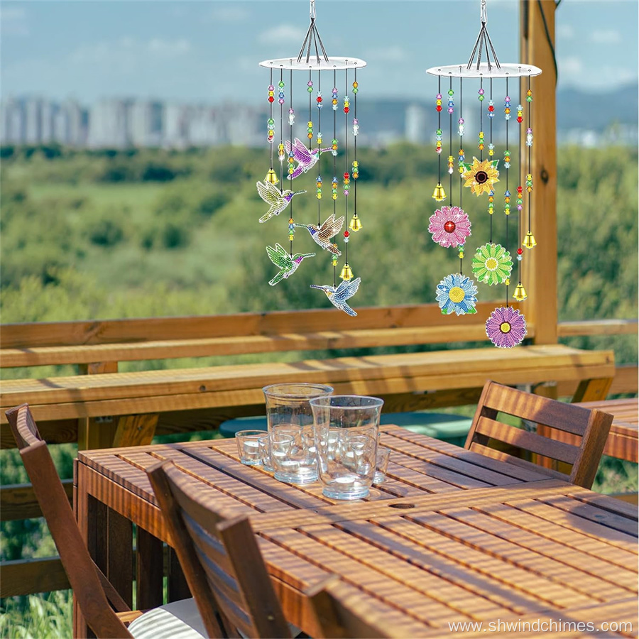 DIY Diamond Wind Chime Ornament for Adults