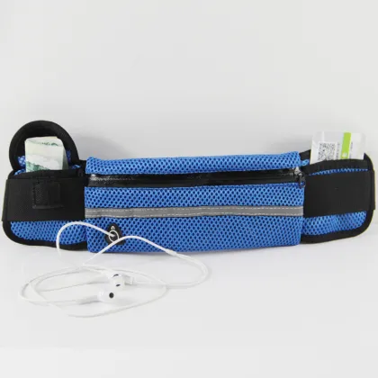 Blue Durable Elastic Waterproof Neoprene Waist Bags