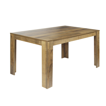 Table à manger en chêne rectangulaire de série - Moteur de recherche