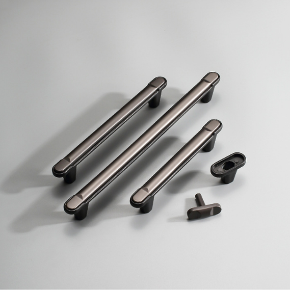 gray cupboard handles
