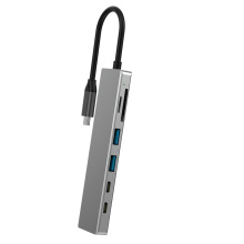 7 puertos Dock USB con HDMI dual USB-C