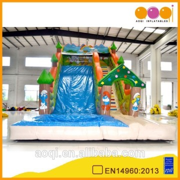 AOQI most polular with free EN14960 certificate jumbo inflatable water slide for pool