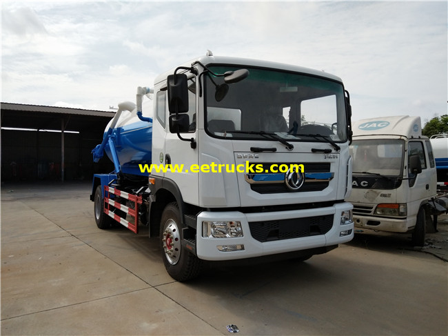 Dongfeng 10 CBM Vacuum Ordure Suction Trucks