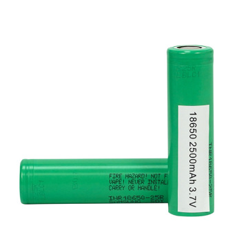 Wholesale Rechargeable 18650 Lithium Batteries: 2500mAh Capacity, Compatible with Sam Lithium 18650 25R Models