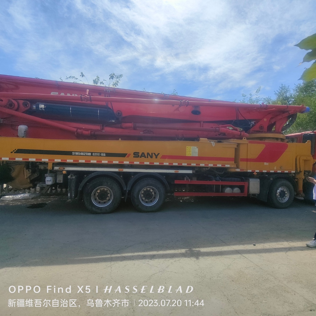 SANY 62m Concrete pump truck