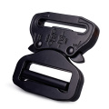 38mm Heavy Duty 300KG Steel Black Electrophoresis Tactical Cobra Belt Buckle For Military