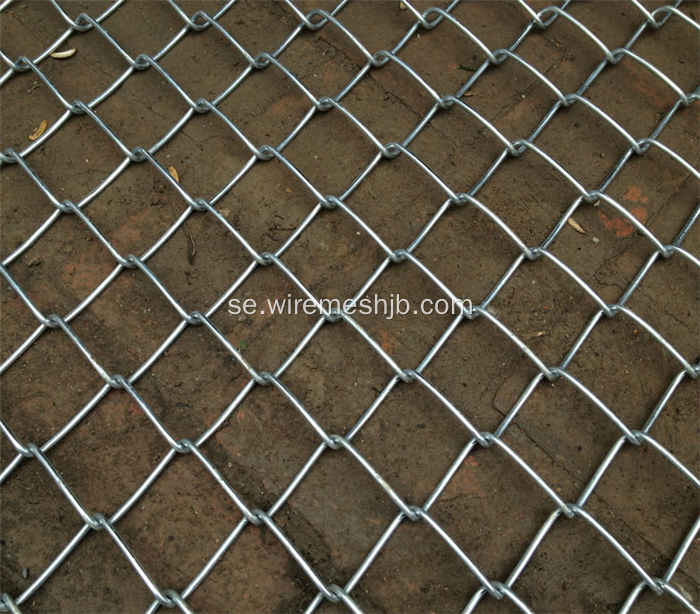 1 &#39;&#39; Mesh Hot Dipped Galvaniserad Chain Link Fence