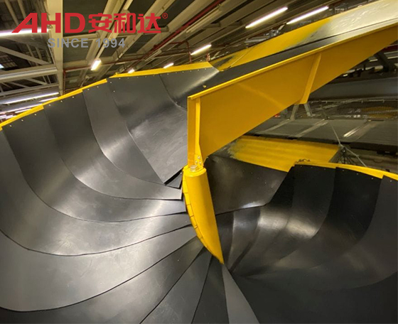 Wear-resistant linings for solid waste treatm