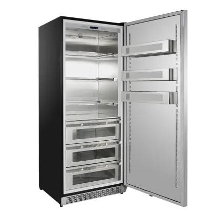 Candor Built-in Kitchen and Refrigerator with Wall Compressor