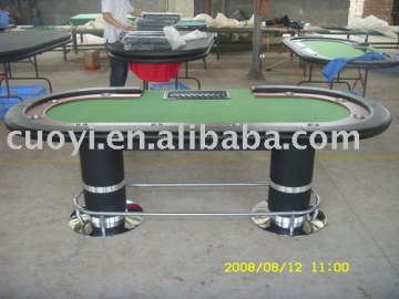 96'high quality poker table with iron leg