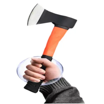 Portable hand tool wooden axe steel axe
