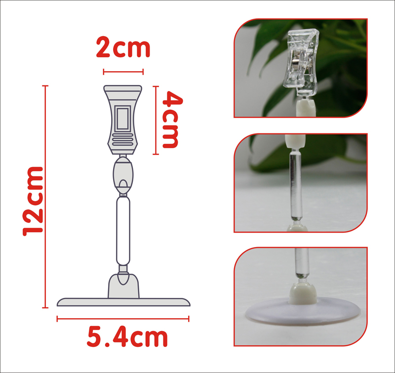 V35 3 Pop Clips Size