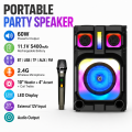 LED Ekranlı ve Bluetoothlu Güçlü Karaoke Hoparlörü