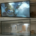 Rear Projection Screen Film Rooms Partition Privacy Glass