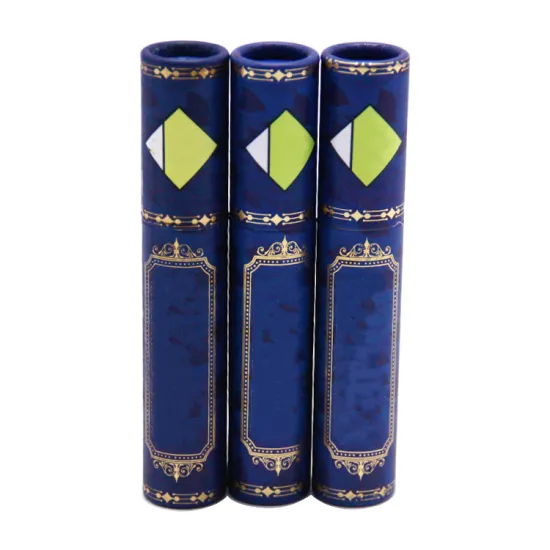 Paper tube e-cigarette packaging with safety lock