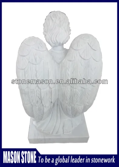 Angel stone carving with producer price for grave
