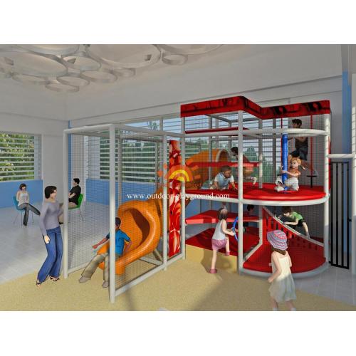 Playground Indoor de Estruturas Suaves para Crianças