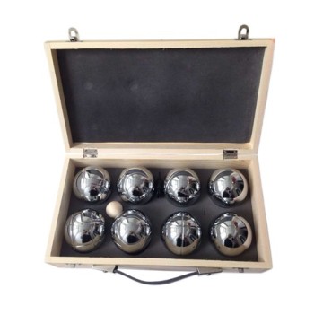 Chrome Bocce Ball Set