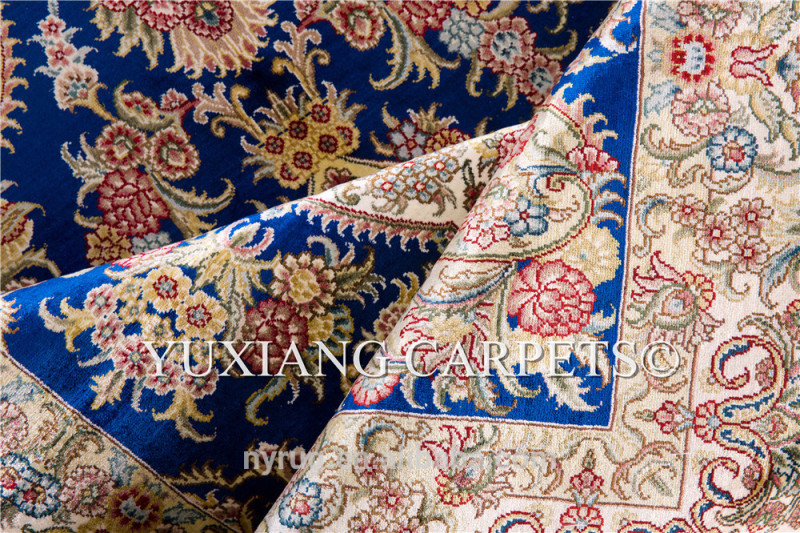 handmade Persian silk carpet rugs
