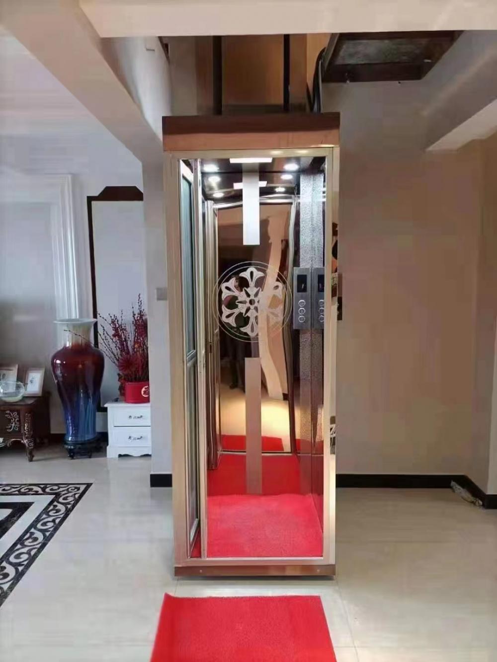 Projeto de elevador interno da casa