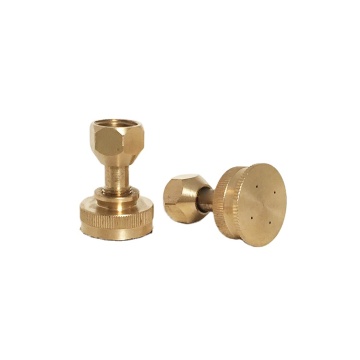 4 holes Adjustable Spray Misting Garden Brass nozzle