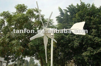 1kw small wind generator with 5 blade