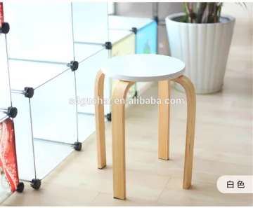 simple wooden stackable restaurant chair