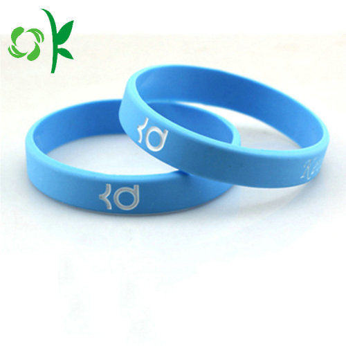 Capital Letter khắc vòng đeo tay thời trang Silicone Sportstrap