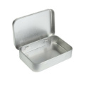 Square Tin Storage Boxes Small Metal Storage Box Silver Jewelry Keys Coins Metal Box Tin Wedding Candy Storage Tin Can