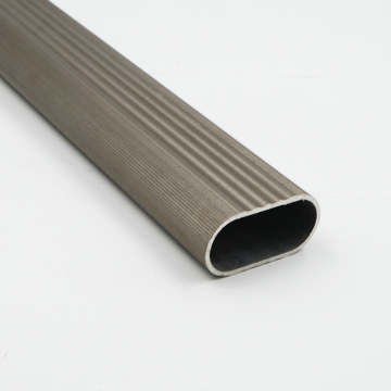 Anodized Silver Aluminum Oval Tube for Clothes Cabinet