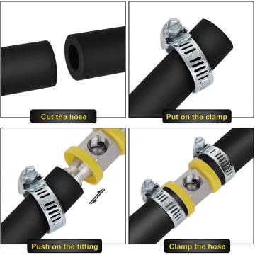 T-passender 3/8 &quot;Kraftstoffdruckadapter für Kraftstoffleitungen