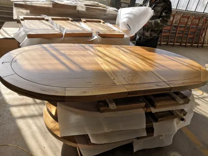 Oak Expandable Dining Table