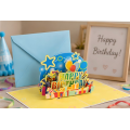 3D Happy Birthday Party Pop UP kártya