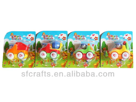 Happy plastic friction power toys cars for kid