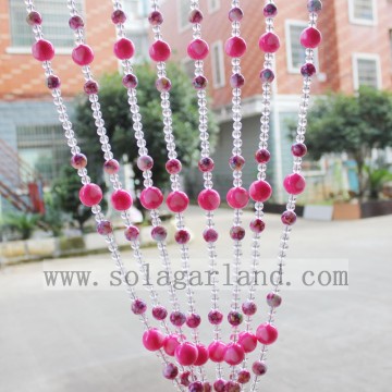 High Quality Decorative Red Bead Curtain Door Curtains