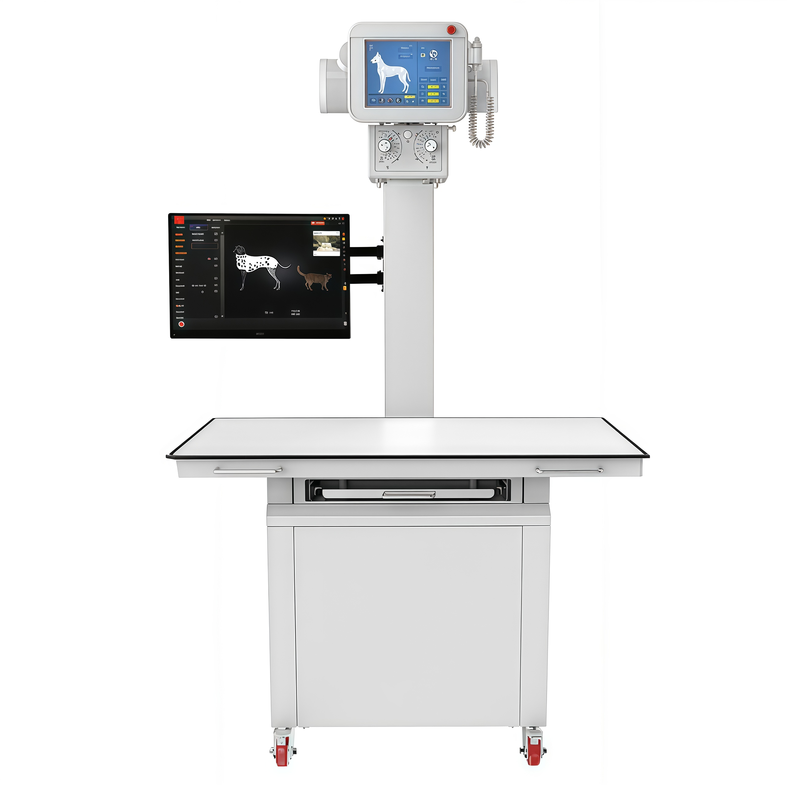 compact veterinary gantry