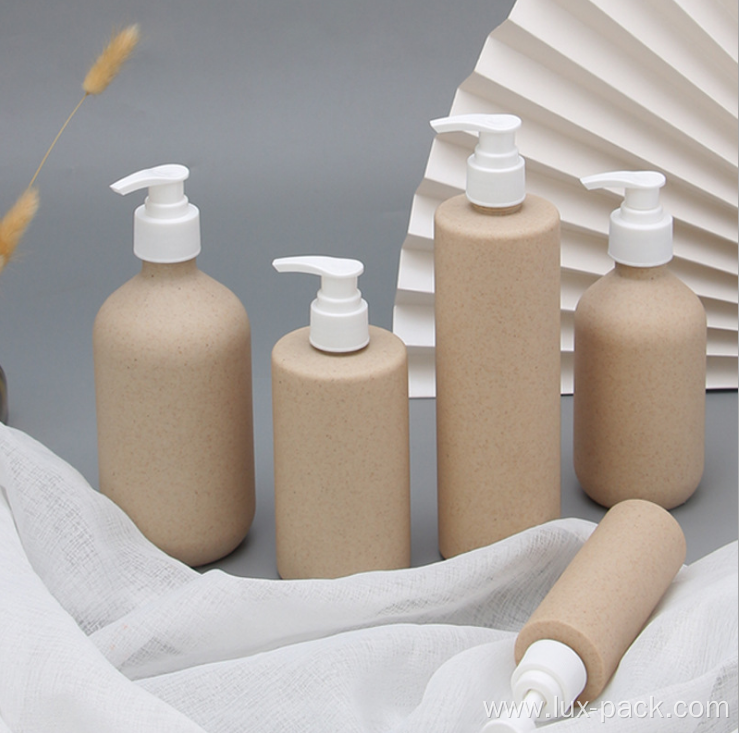 Biodegradable shower gel shampoo and makeup bottle