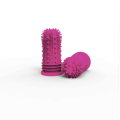 Silicone Dog Pet Finger Toothbrushes Full Surround Bristles