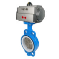 DN50-DN300 Pneumatic butterfly valve with metal seal