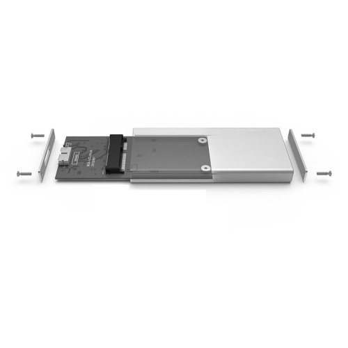 Aluminum 6G mSATA SSD External Drive Case