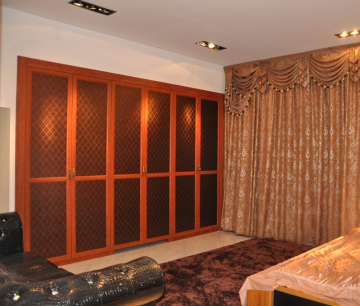 Br-Wd001 Wardrobe with PU Swing Door