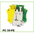 Pemasangan Ground Screw Din rail Konektor Listrik