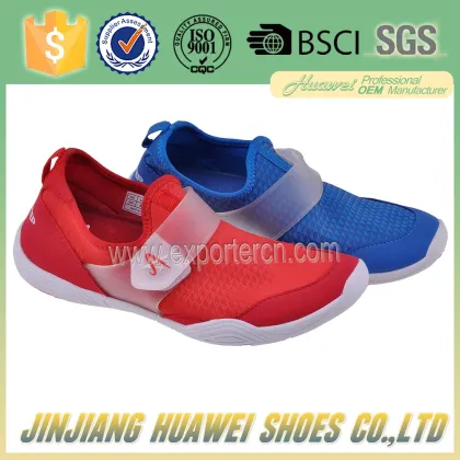 2017 Fashion Young Wedding Beach Shoes With Blue and Red Color Shoes