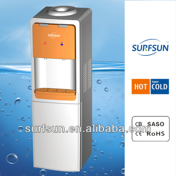 2 taps water dispenser with hot and cold water