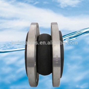single sphere rubber expansion joints with flange end