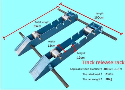 Double Ramp Cable Drum Roller Stands 8