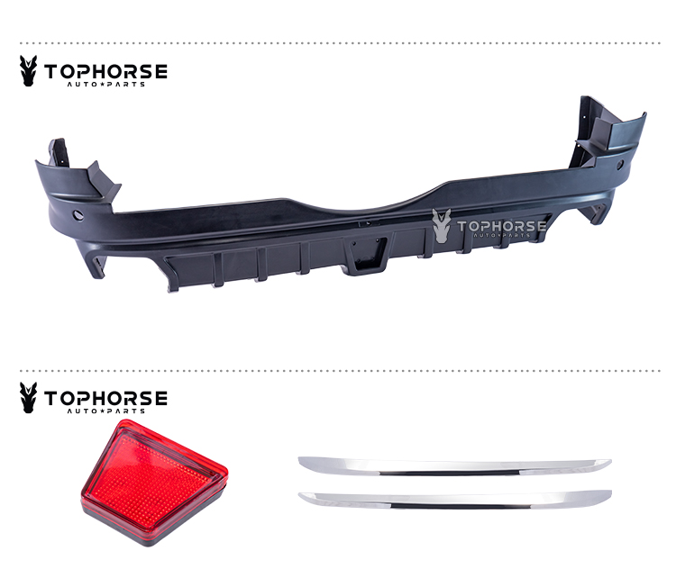 Montero Rear Diffuser Sport Body Kit For Pajero V93 V95 V97 V98 Montero Bumper Lip Diffuser ...