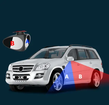 Dual-Vision Auxiliary Mirror: Car Rearview and Blind Spot Round Mirror
